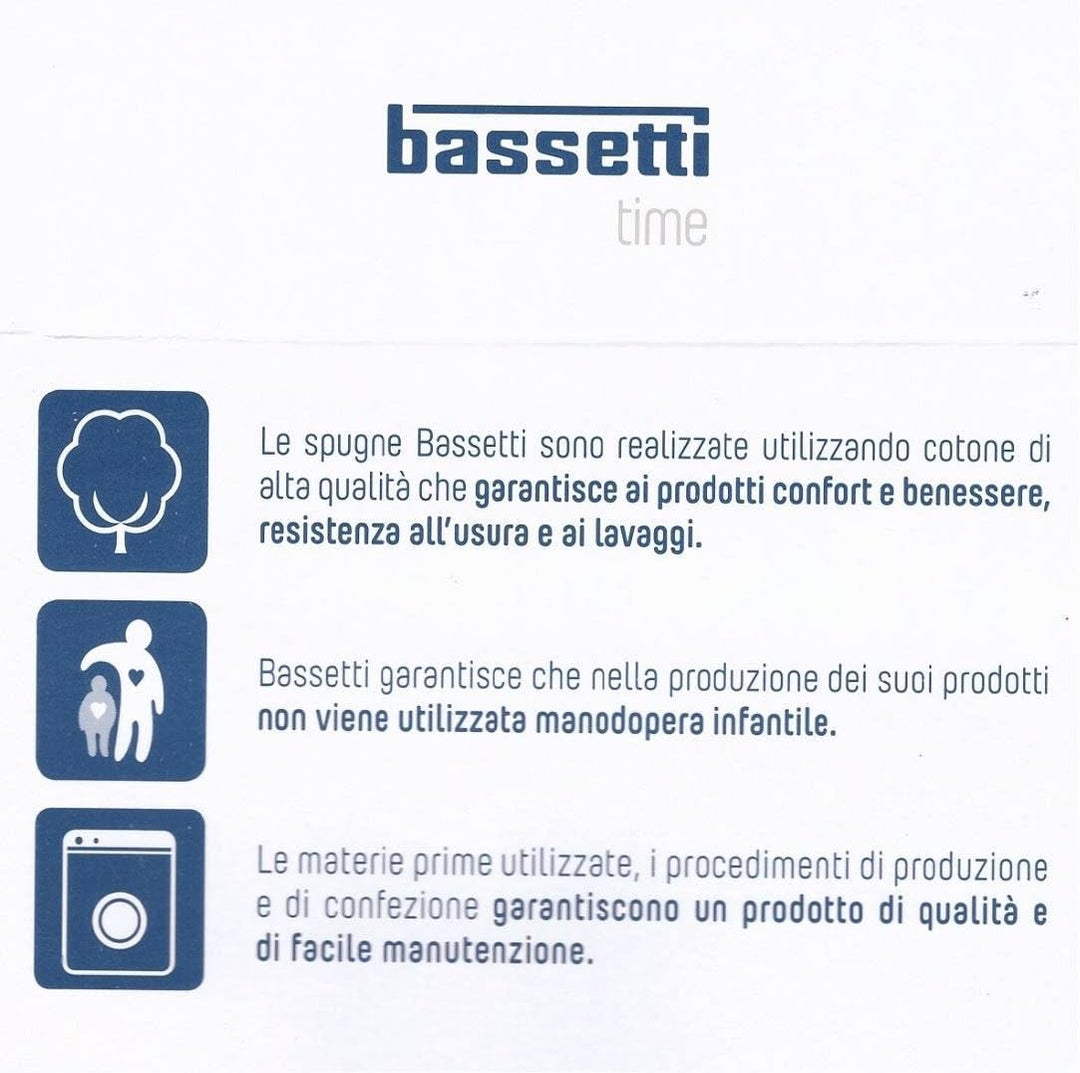 Bassetti Bademantel, Baumwolle, Beige, M