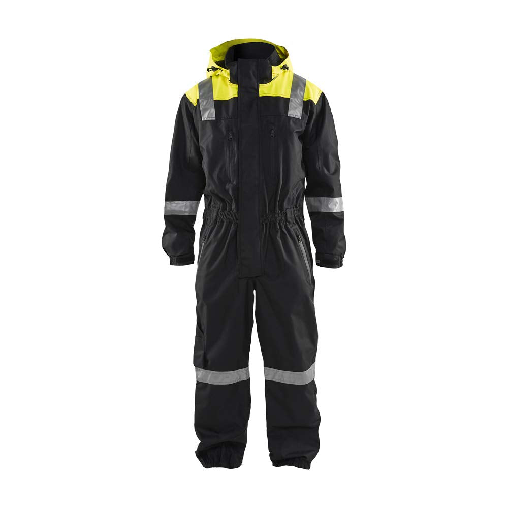 Blaklader 678619779933D116 Ungefüttert Winteroverall, Schwarz/Gelb, Grösse D116 D116 Schwarz/Gelb, D