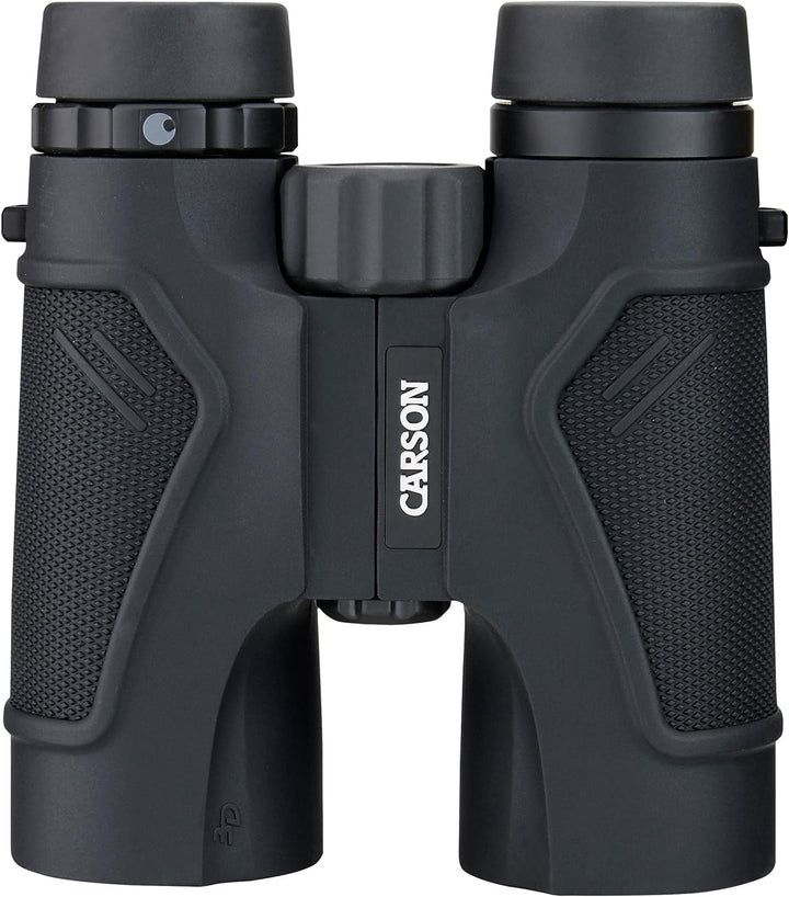 Carson Full-Size Fernglas, 10x42mm, hochwertige ED-Glas Linsen, wasserdicht und beschlagfrei (TD-042