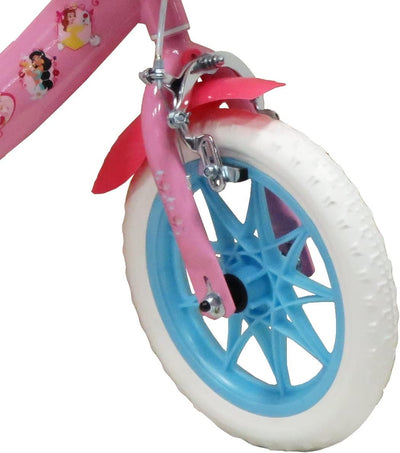 Vélo ATLAS Mädchen Kinderfahrrad 12 Zoll Disney Princess mit 1 Bremse, Rosa, 12''