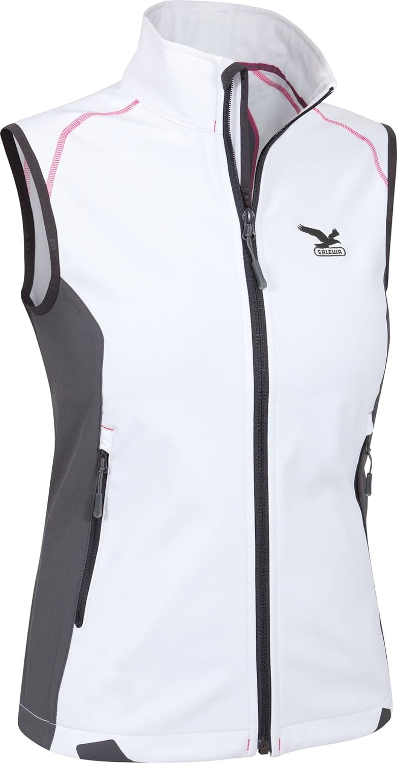 SALEWA Damen Weste Maree SW Vest, White/0780/6490, 38, 00-0000021305