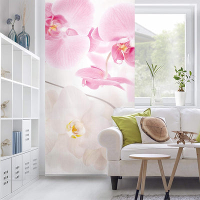 Raumteiler Orchideen Delicate Orchids Orchideen Bild 250x120cm ohne Halterung 250x120cm without hang