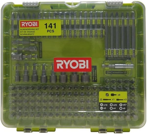 Ryobi RAKD141 Schraubsatz, 141-teilig