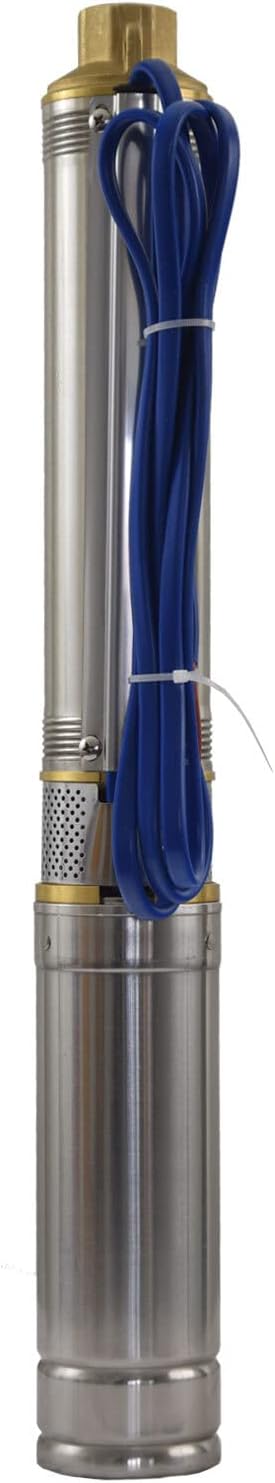 Agora-Tec® 3 Zoll Tiefbrunnenpumpe Brunnenpumpe SOLAR DC 24 V Gleichspannung Tauchpumpe mit max.: 1,
