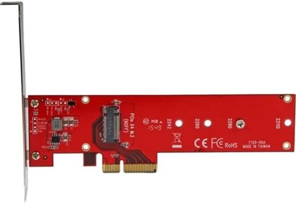 StarTech.com M2 PCIe SSD Adapter - x4 PCIe 3.0 NVMe / AHCI / NGFF / M-Key - Niedrigprofil und Vollpr