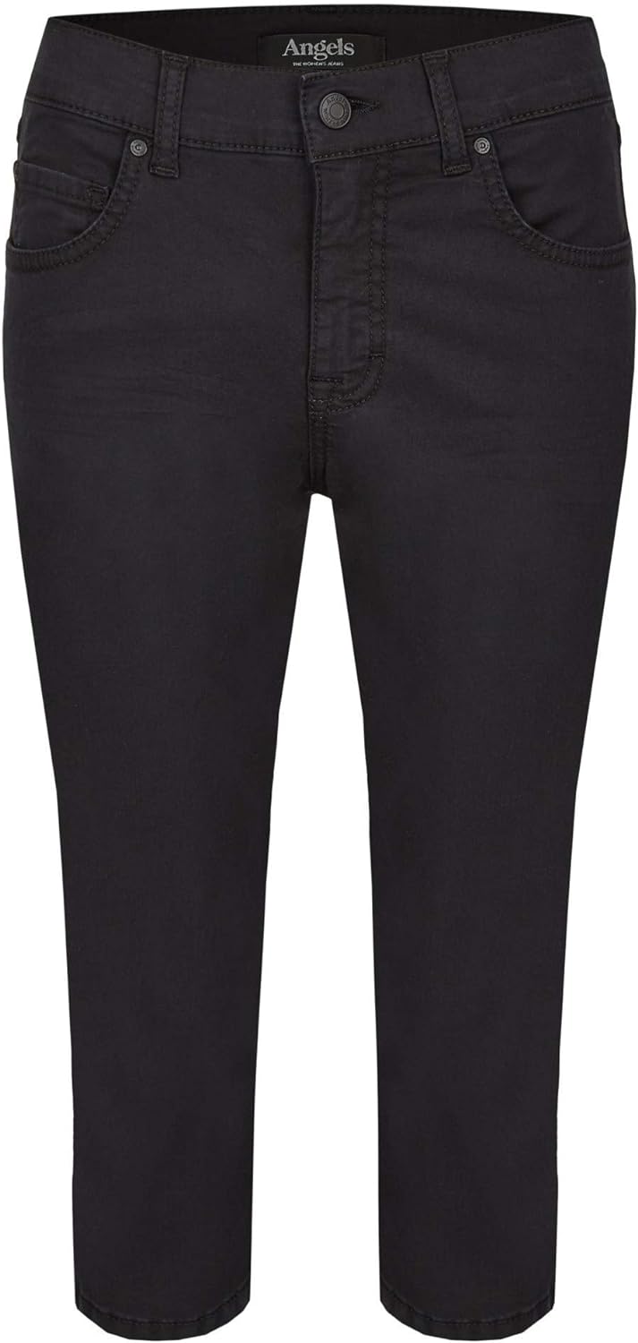 Angels Jeans, Anacapri, Capri, Leichte Ware, Tief Schwarz (W38)