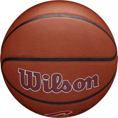 Wilson Basketball, NBA Team Alliance, Cleveland Cavaliers, Outdoor und Indoor, PureFeel Cover, Gröss