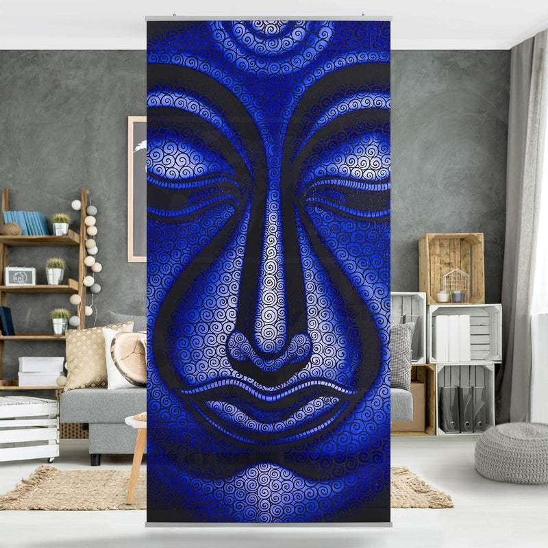 Bilderwelten Raumteiler Buddha in Nepal 250x120cm ohne Halterung 250x120cm without hanger, 250x120cm