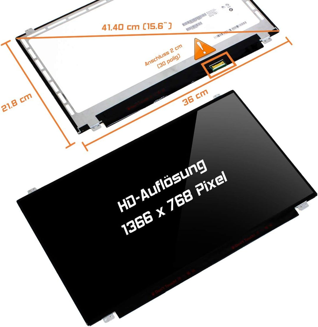 Laptiptop 15,6" LED Display Glossy passend für Lenovo Ideapad 330-15AST 81D6 Bildschirm WXGA HD