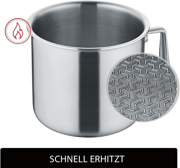 Berndes Topf Tricion Resist 14 cm, Milchtopf 1,9 l Volumen, für alle Herdarten inkl. Induktion, schn