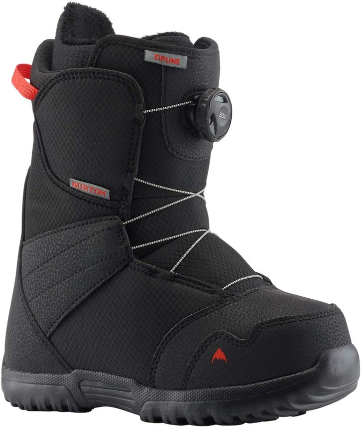 Burton Kinder Zipline Boa Black Snowboard Boot 6K Schwarz, 6K Schwarz