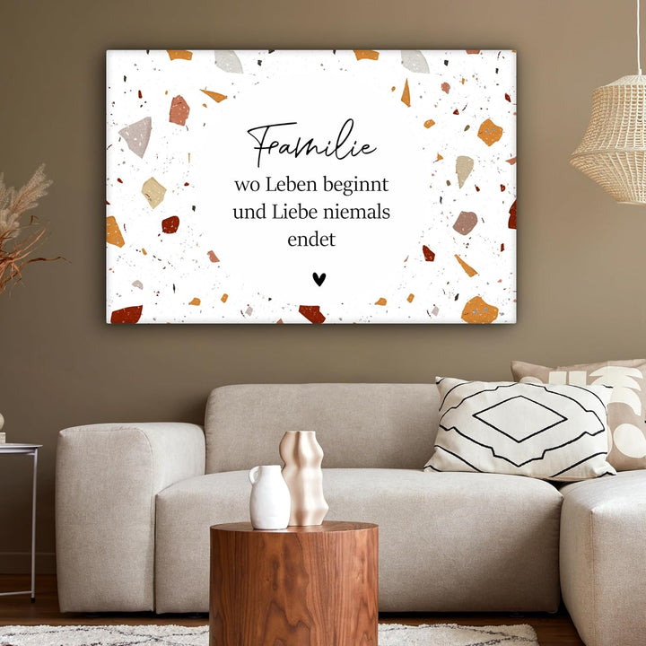 MuchoWow© Bilder Gross 120x80 cm XXL Wohnzimmer Deko Modern Wandbild Foto auf Leinwand Bild Schlafzi
