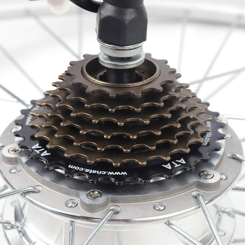 Futchoy Ebike Umbausatz, 36V Elektrofahrrad Hinterrad Conversion Kit, Electric Bicycle Umbausatz E-B