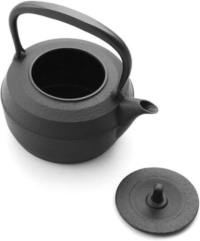 Japanischer Tetsubin, Wasserkessel Gusseisen TSURI, Iwachu. 1,1 l, schwarz. Original. Für Elektro-,