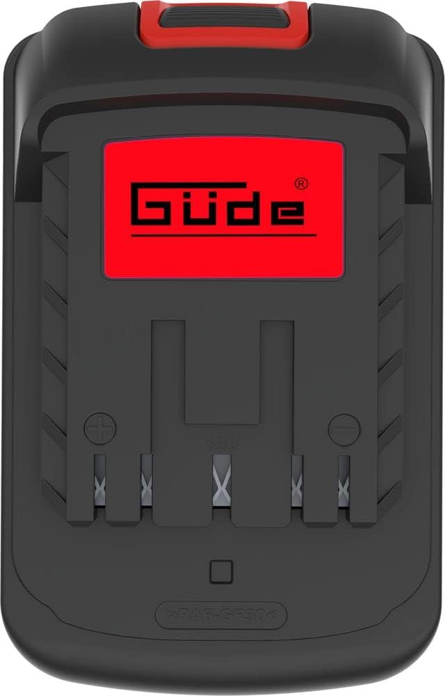 Güde Akkupack AP 20-40.1 (Li-Ionen Akku 20 V, 4 Ah, 80 Wh, Ladezustandsanzeige, passend für Akku Ras