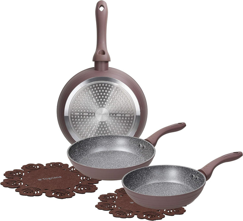 Tognana Cooking Circle Set 3 Pfannen 20, 24 und 28 cm