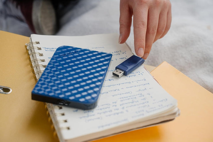 Verbatim Store 'n' Go Portable Hard Drive, 1 TB, Blau, Externe Festplatte, USB 3.0, Festplatte exter