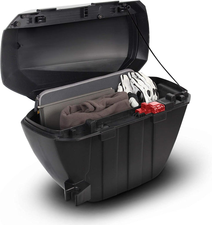 D0b23200w - seitenkoffer mit aluminium-finish sh23 alu kompatibel mit look