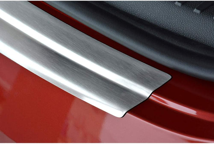 Avisa Edelstahl Heckstossstangenschutz kompatibel mit Seat Leon 5F 5 türer 2013-2020 'Ribs'