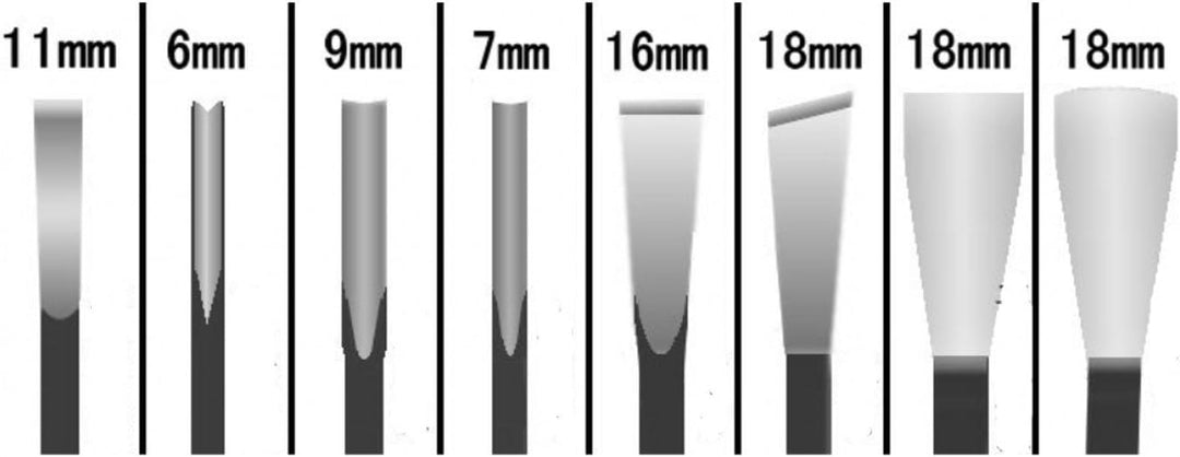 Holz Skulptur Carving Meissel Werkzeug-Set DIY Art Craft (8 PCS)