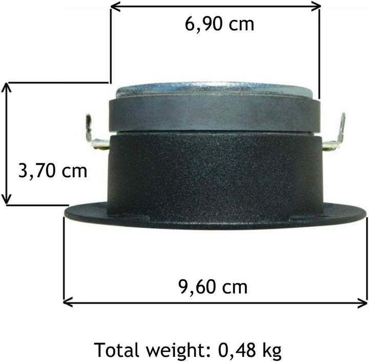 PAAR VON ÜBER TWEETER PYLE PDBT18 VON 300 WATT RMS E 600 WATT MAX ZU HEIRATEN VON 10,00 CM DI DIAMET