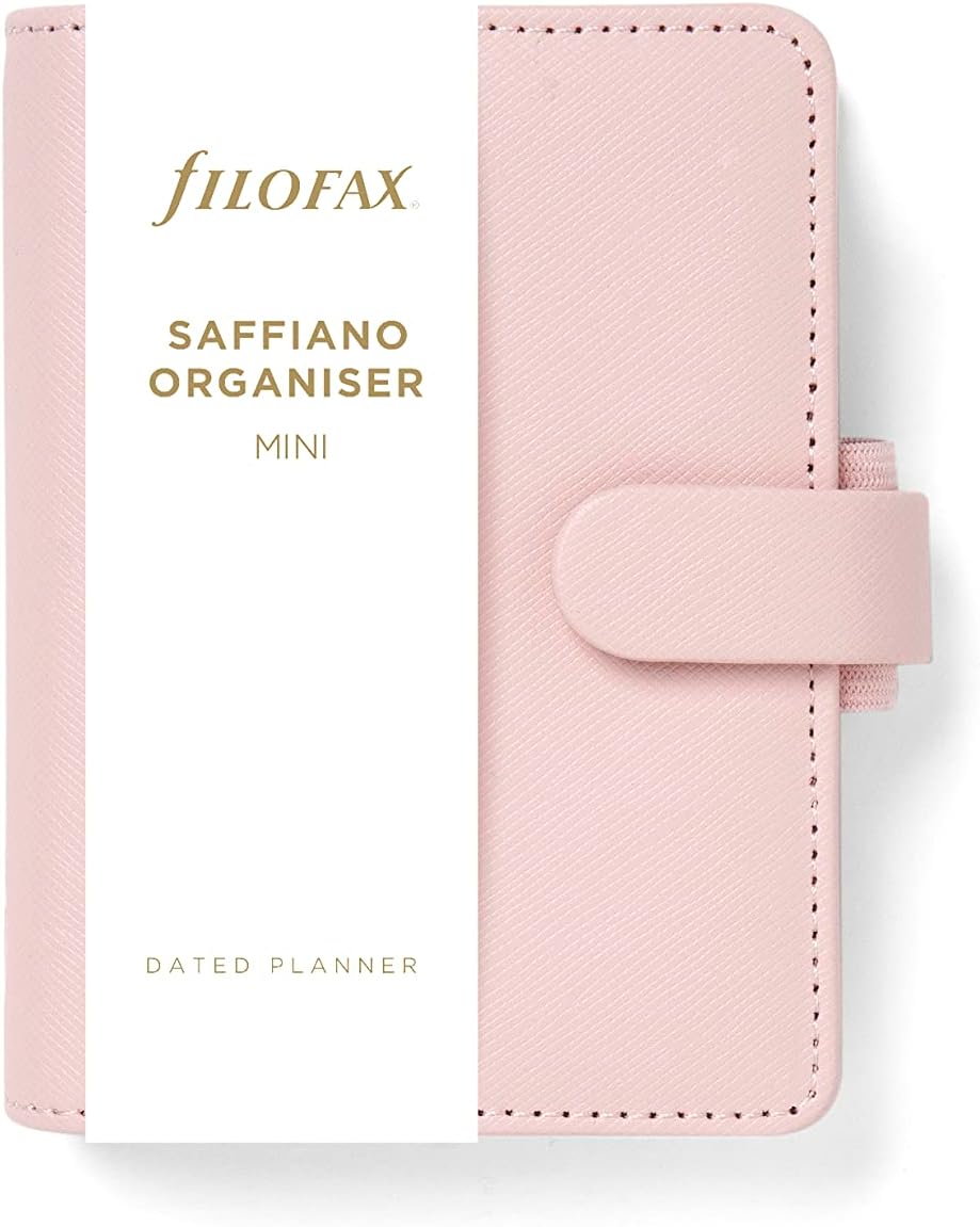 Filofax Mini Saffiano Organizer - Blush, blush