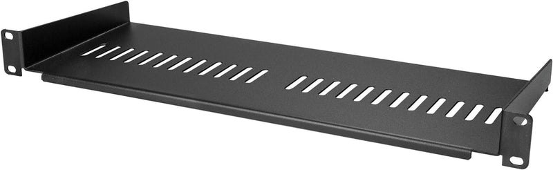 StarTech.com 1HE Fachboden - 1U perforiertes Universal-Rack-Montage-Regal für 19 Zoll Netzwerkschrän