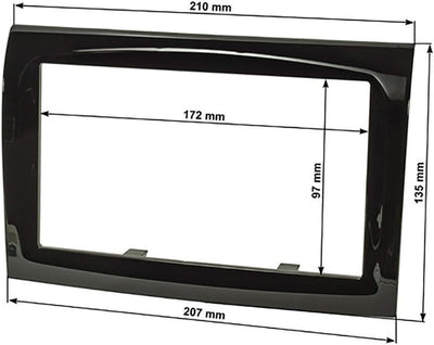 ACV 381094-29-2 Autoradio Einbaublende DoppelDIN Passend für (Auto-Marke): FIAT, Citroen, Opel, Peu