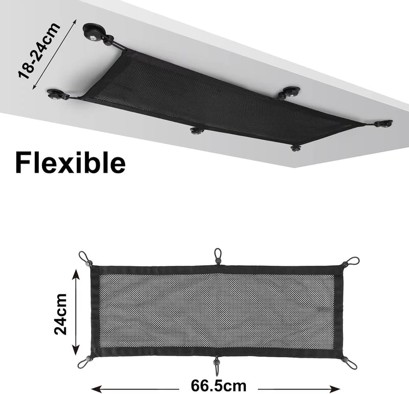 Schreibtisch Netz für Kabel - Kabelnetz Schreibtisch für Kabelmanagement - Flexible Kabelkanal - PC
