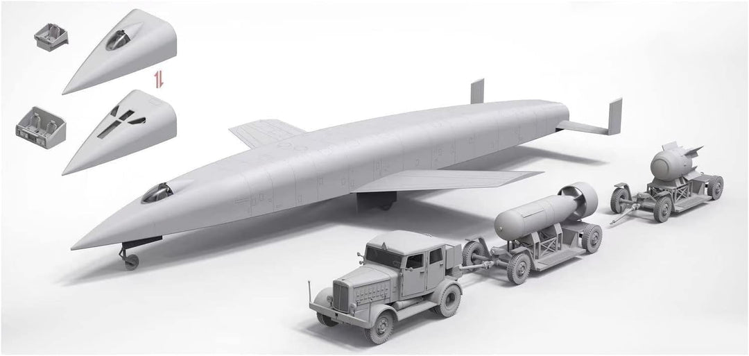 Takom TAK5018 5018 Silbervogel Suborbital bomber&atomic payload suite Massstab 1:72 - Modellbau