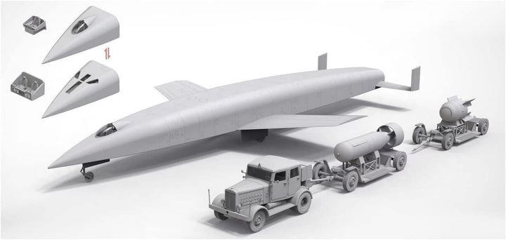 Takom TAK5018 5018 Silbervogel Suborbital bomber&atomic payload suite Massstab 1:72 - Modellbau
