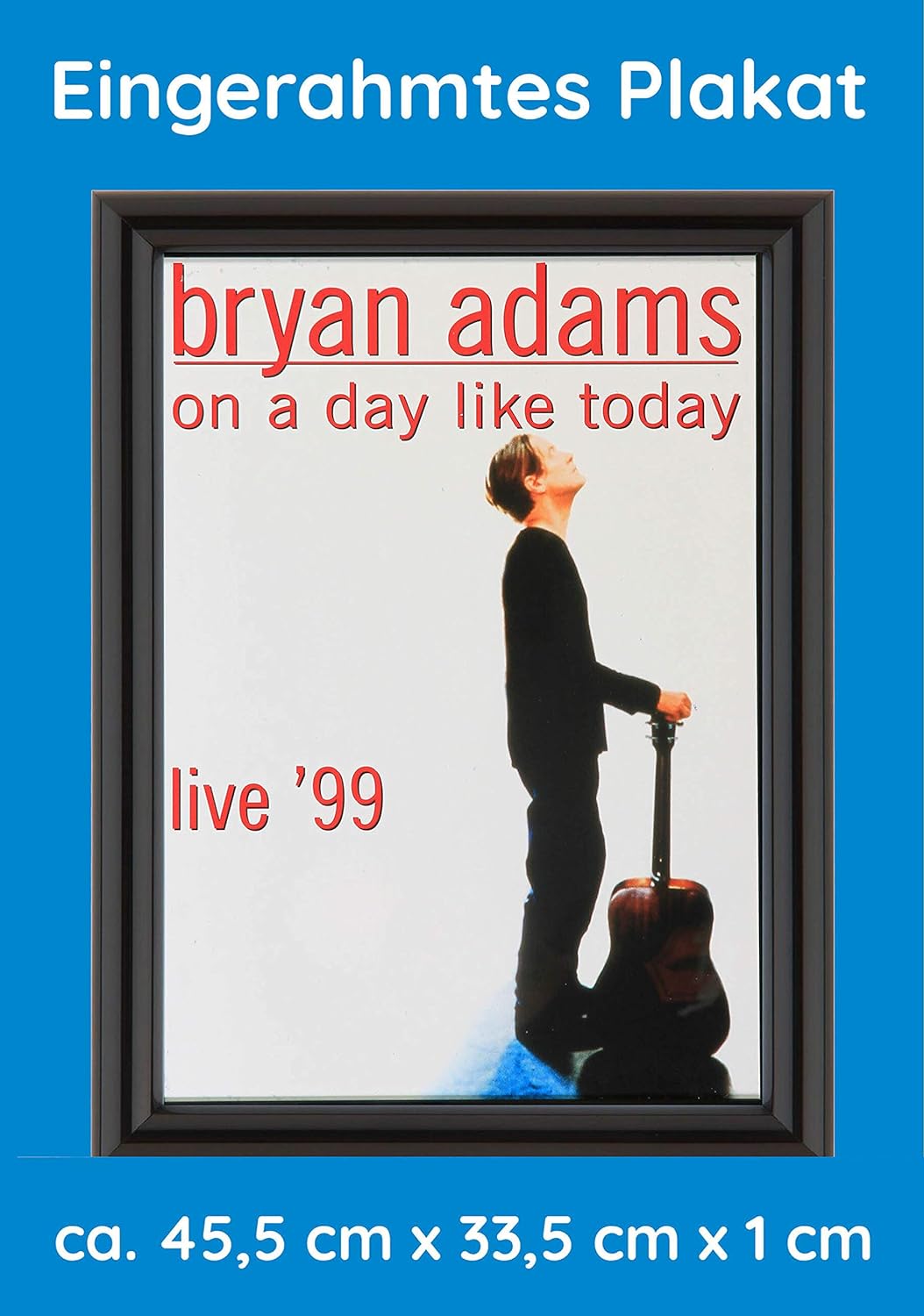 Premium » Bryan Adams - On Day Like Today, 1999 « | mit Rahmen | Wanddeko | Live Konzert Veranstaltu
