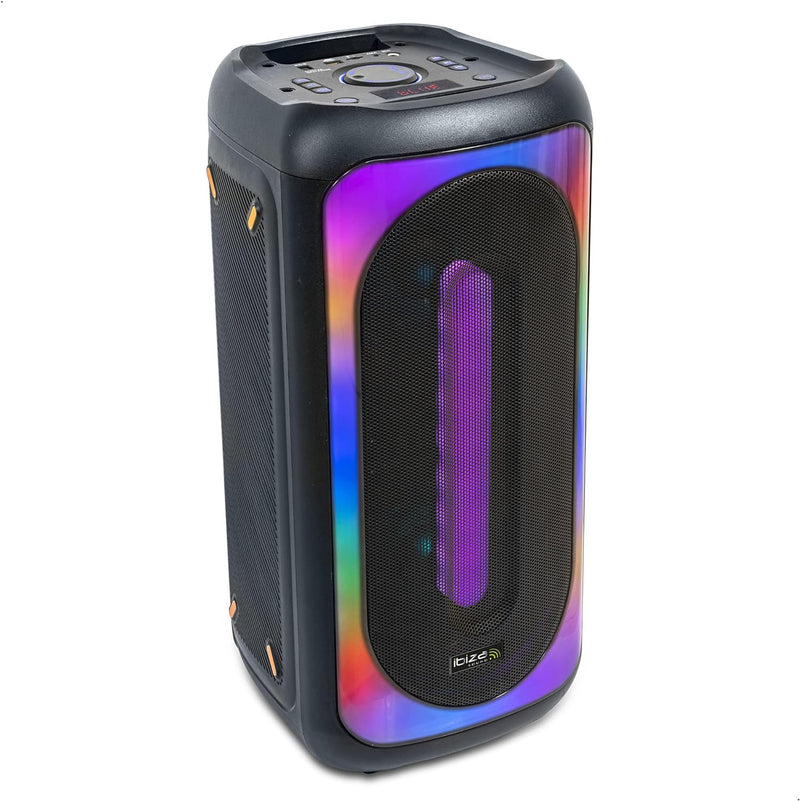 Ibiza - MERCURE50 - Batteriebetriebener 500-W-Lautsprecher mit Lichteffekten, Bluetooth, SD, USB, TW