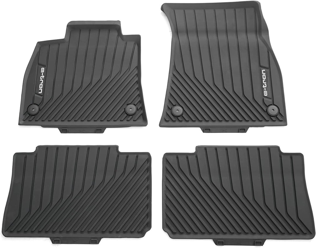 Audi 4KL061501041 4KE061511A041 Gummi Fussmatten 4X Gummimatten Allwettermatten Allwetterfussmatten,