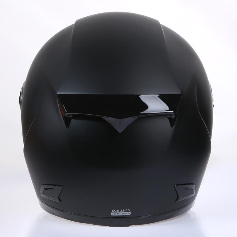 Motorradhelm Integralhelm CMX Blacky schwarz matt in Grösse XL