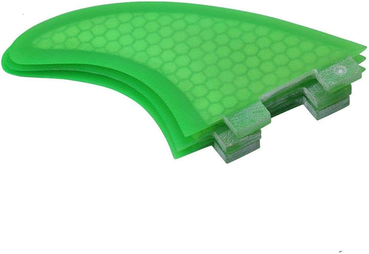 VGEBY1 Surfing Fins, Green 3 PCS Surfboard Fins Surfboard Fiberglas für Surfboards, Paddle Boards, K
