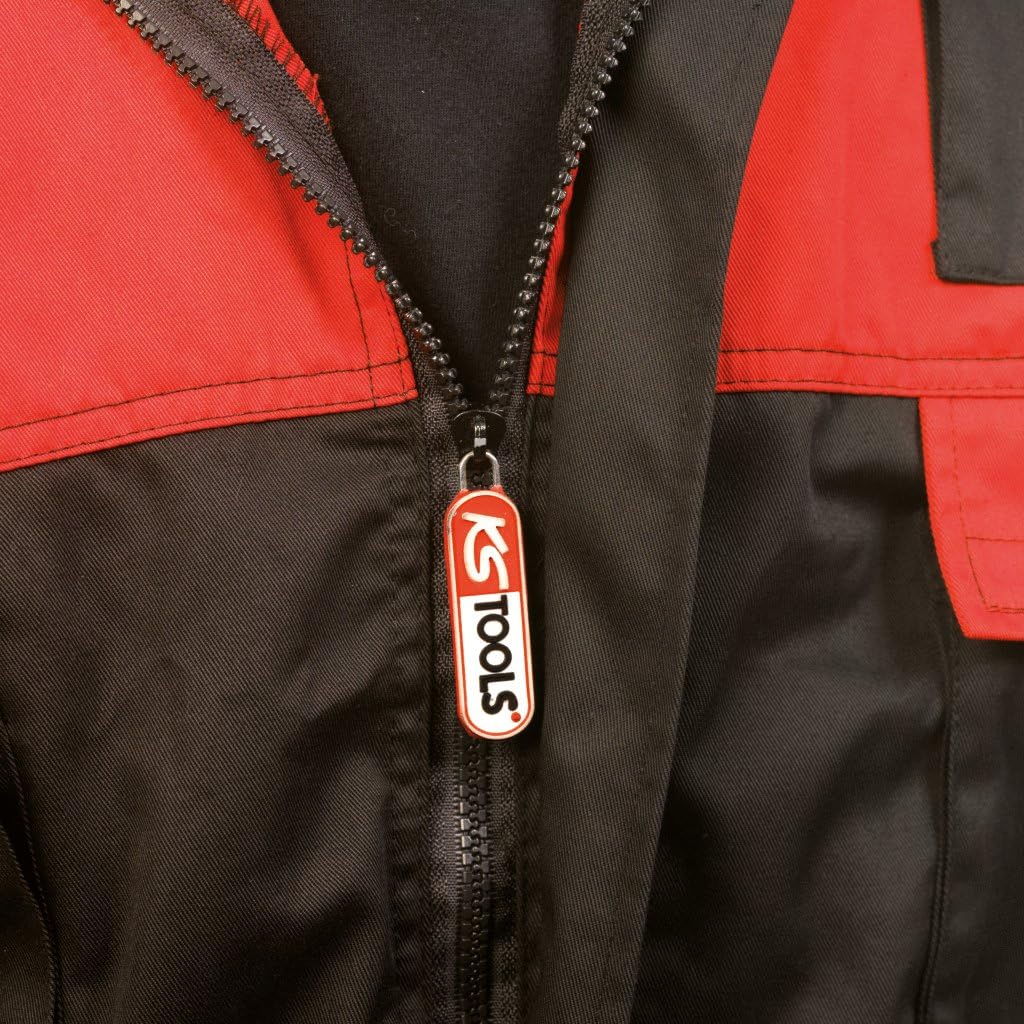 KS Tools 100394 Overall, rot/schwarz, XXL, XXL