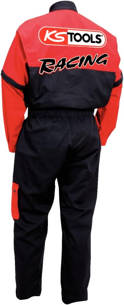 KS Tools 100394 Overall, rot/schwarz, XXL, XXL