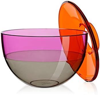 Kartell 122122 Vase Shibuya, bunt Arancio/ Viola/ Fumè, Arancio/ Viola/ Fumè