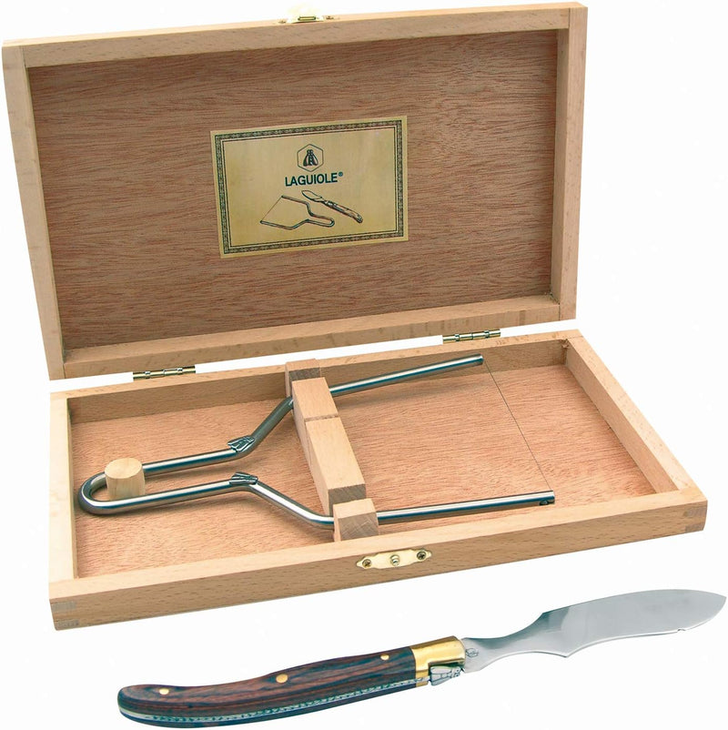 LAGUIOLE - Foie Gras Set mit Leier und Messer in Geschenkbox