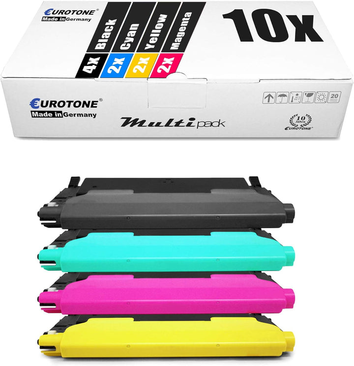 Eurotone 10x Toner im Set kompatibel für HP Color Laser 150a 150nw MFP 178nw 178nwg 179fng 179fnw 17