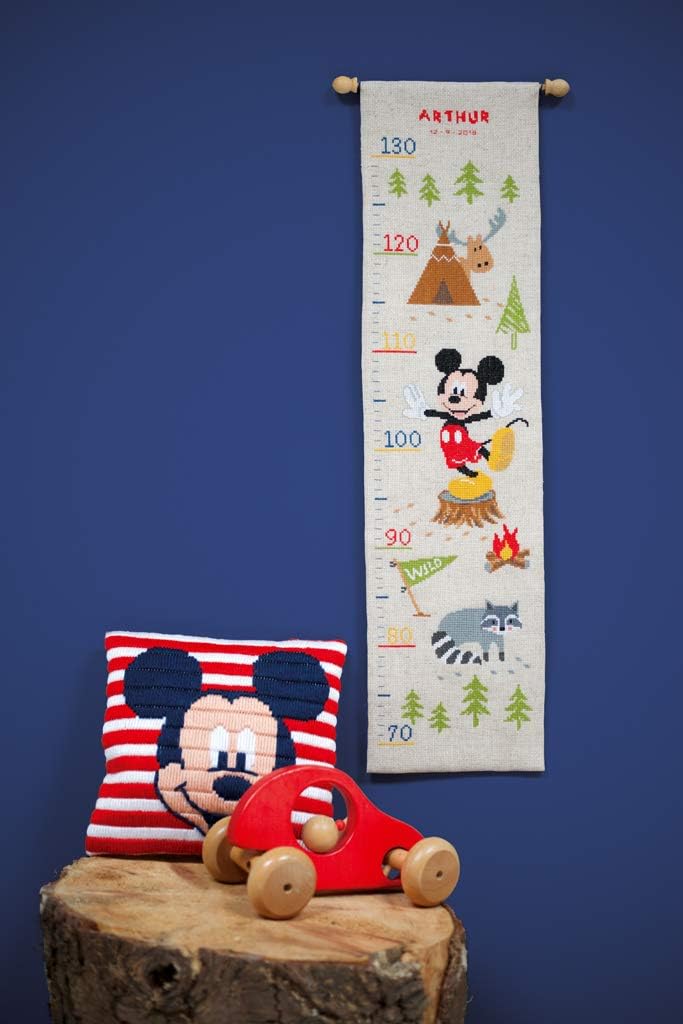 Vervaco Messlatte Disney Woodys Abenteuer, Zählmuster Zählmusterpackung, Baumwolle, Mehrfarbig, 18 x