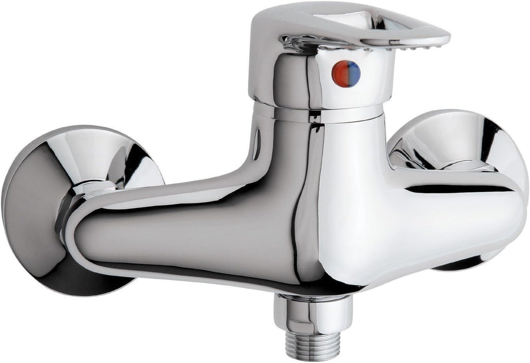 'aquaSu® Einhandmischer Luna für Brause | Chrom | Wasserhahn | Einhebelmischer, Brause