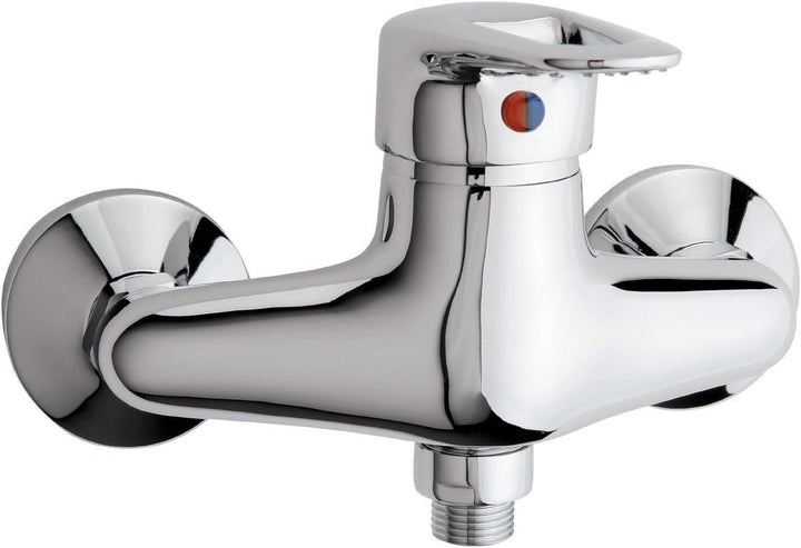 'aquaSu® Einhandmischer Luna für Brause | Chrom | Wasserhahn | Einhebelmischer, Brause