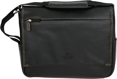 Aktentasche aus PU-Kunstleder - Messenger Bag für Laptops bis 15"