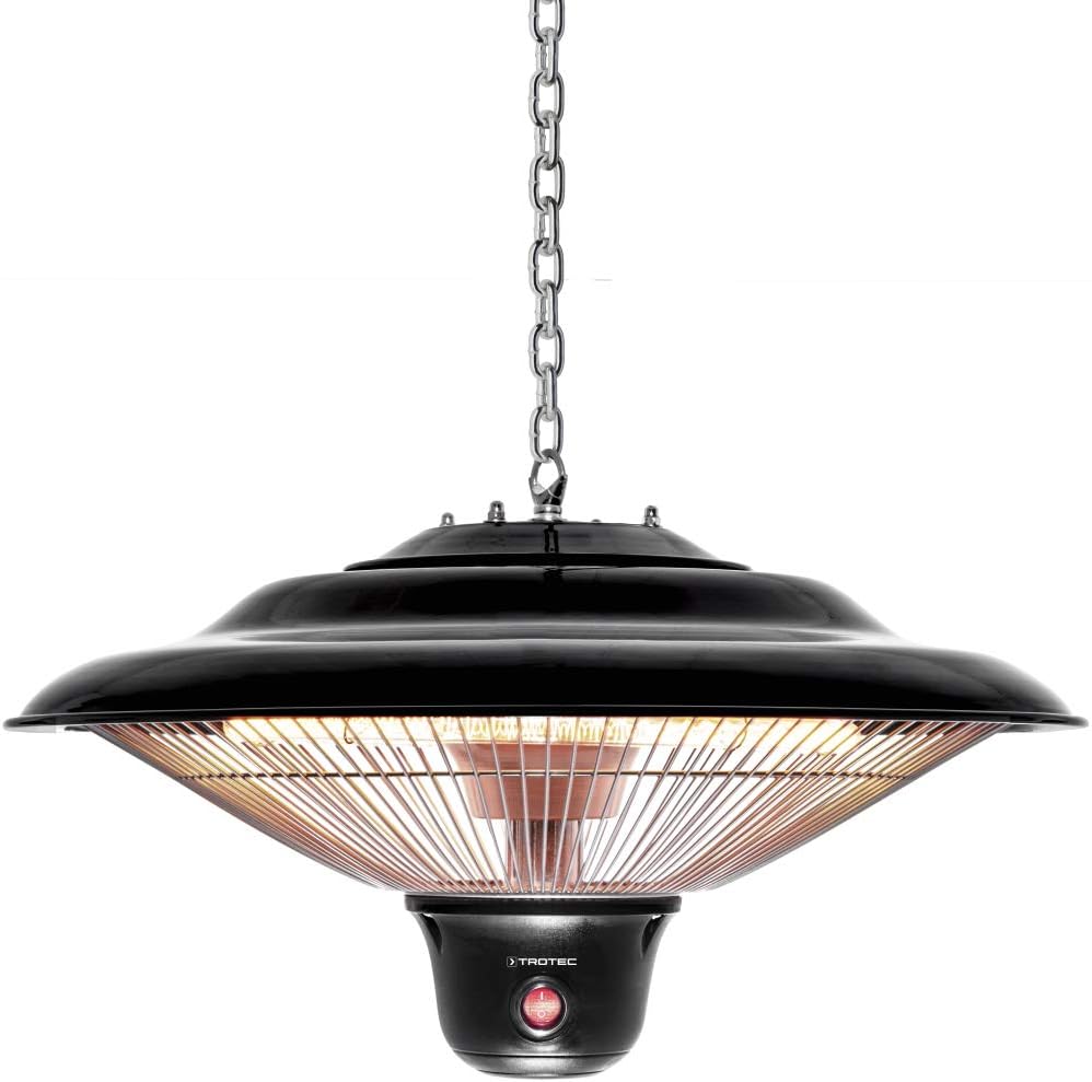TROTEC Design-Deckenheizstrahler IR 1500 SC Terrassenheizstrahler Infrarotstrahler Wärmestrahler 3 H
