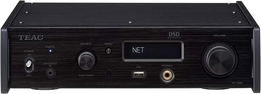 TEAC NT-505 USB-DA-Wandler/Netzwerk-Player Schwarz, Schwarz
