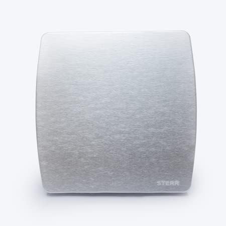 STERR Badezimmerlüfter 150mm mit Rückschlagventil Silber silent badlüfter - Modern lüfter ins Badezi