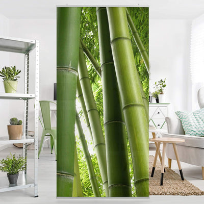 Bilderwelten Raumteiler Bamboo Trees 250x120cm inkl. transparenter Halterung 250x120cm incl. transpa