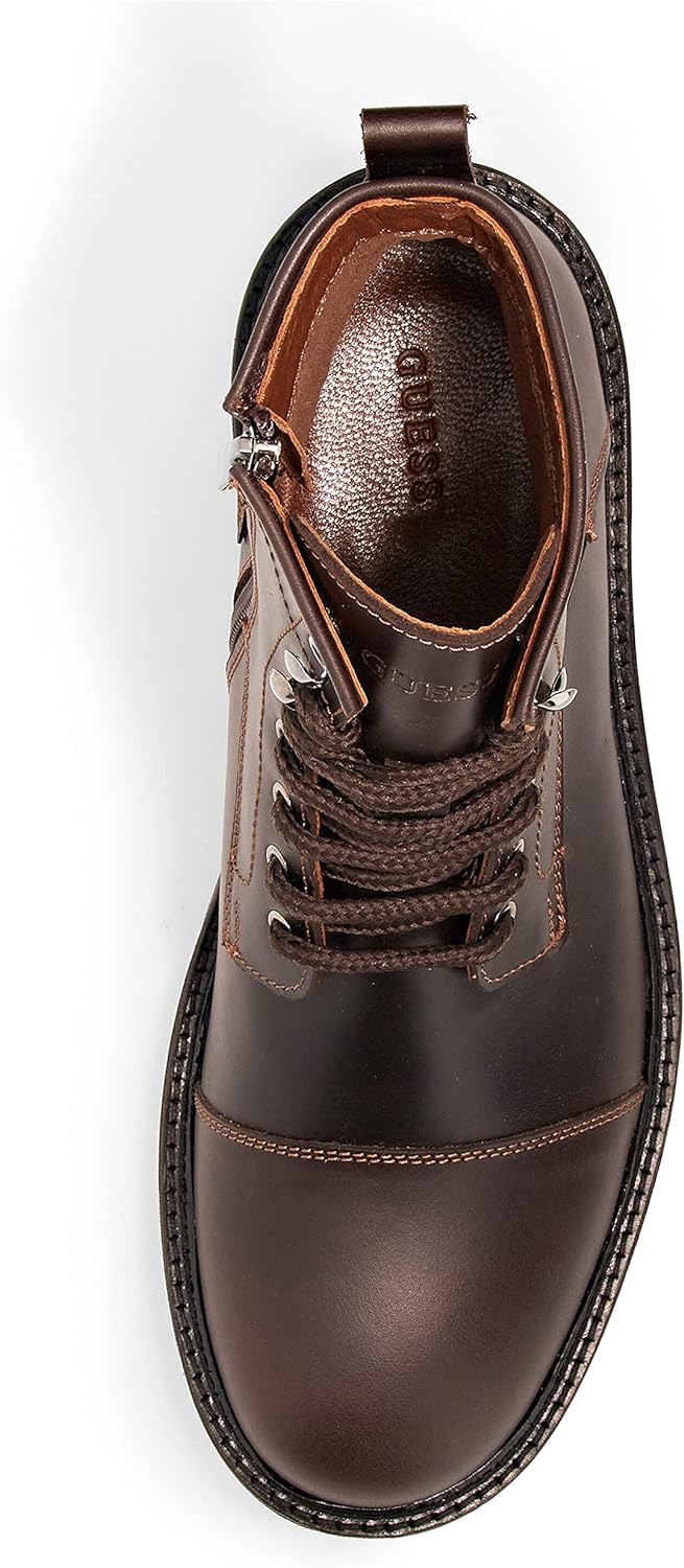 GUESS Herren Arco Lace Up Sneaker 42 EU Braun, 42 EU Braun